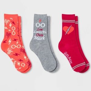 Women’s Harry Potter crew socks box 3pk